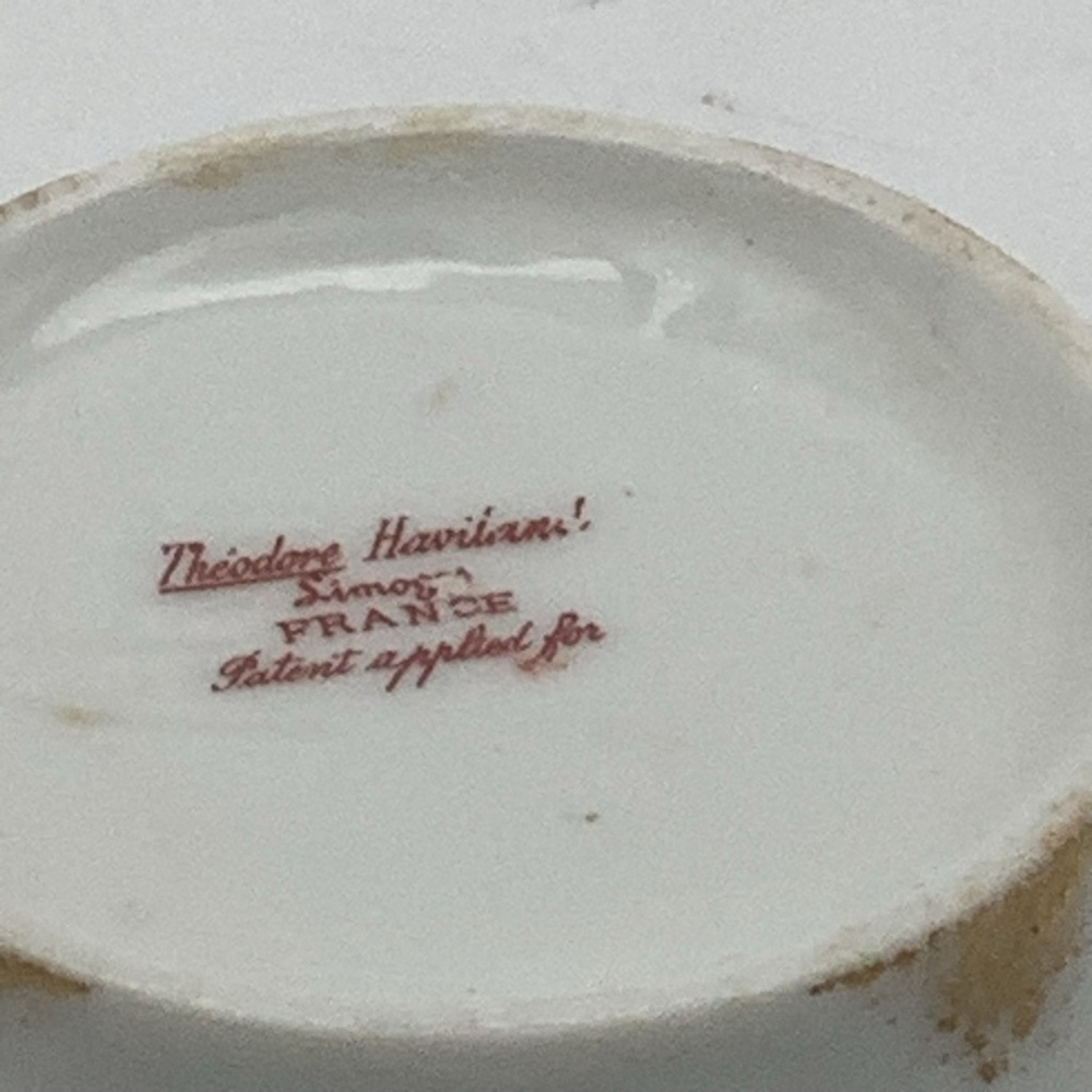 Antique Theodore Haviland Limoges France Teacup and Saucer - Picture 13 of 14